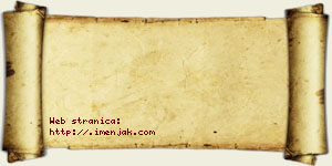 Mina Roglić vizit kartica